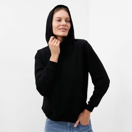 Feminine sweatshirt, black color, size 48-1