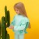 Sweatshirt for the girl KAFTAN "Basic Line" size 30 (98-104), mint color