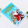 New Year. Funny A5, 8 sheets "Santa Claus"