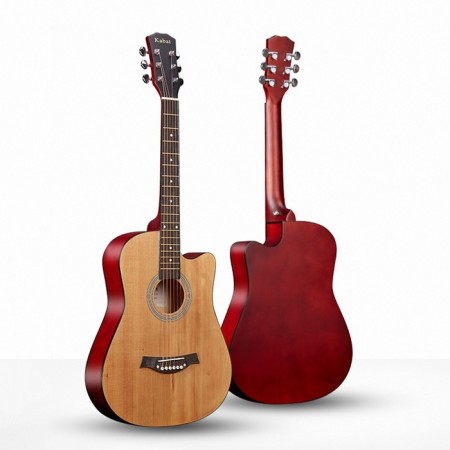 Acoustic guitar, tree color, 97cm, with a neckline-6