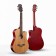 Acoustic guitar, tree color, 97cm, with a neckline