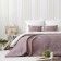 Bedspread with pillowcases "onions", size 160x220 cm, powder color
