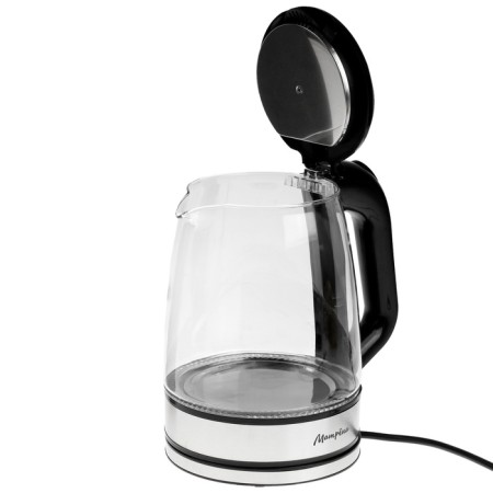 Electric kettle "Matryona" MA-155, glass, 2.2 l, black-silver-5