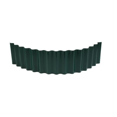 Fencing for the flowerbed, 110 × 24 cm, green, "wave", Greengo