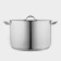 The pan is whole, 30 l, d = 39.6 cm, a metal cover, with a heat distribution layer, induction