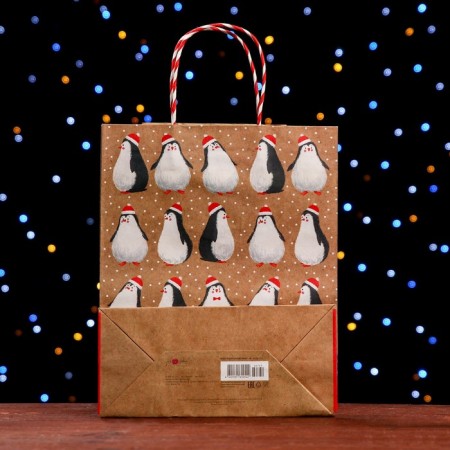 Gift packet "Penguins" 26 x 32 x 12 cm-3