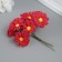 Decorative flower for creativity "chamomile" burgundy