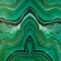 Paper packing glossy double -sided "malachite", 70 x 100 cm