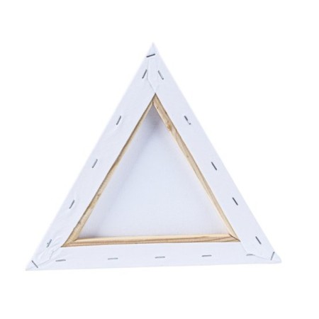 Hill on a subframe of cotton 100%, triangular 30 cm, ZHK "Sonnet", acrylic soil, medium grain, 280 g/m2, 233212127-1