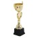 Cup 175, award figure, gold, plastic stand, 26.2 x 9.5 x 7.7 cm.