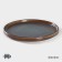 Porcelain dining plate Magistro Garland, D = 22.5 cm, blue color