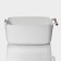 Storage container with handle LADOM "Laconism", 39.5 × 22.5 × 17 cm, white color