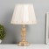 Highlight lamp with Laura Laura backlight 1x60W E27 Gold 26x26x41 cm Risalux