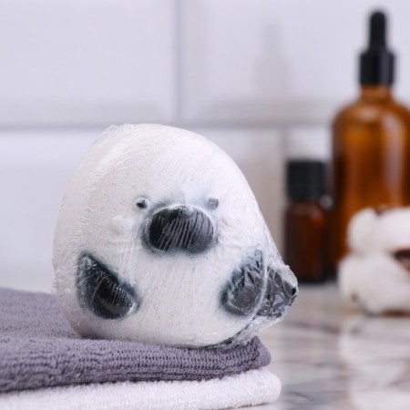 Bombing for the bath "Seal" 110 g blackberry with cream-2