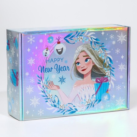 Gift box "New Year" 31x22x9.5 cm, cold heart