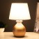 Table lamp "Given" E14 40W gray-gold 20x20x31 cm Risalux