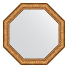 Mirror in the baguette frame, copper Eldorado 73 mm, 68x68 cm