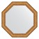 Mirror in the baguette frame, copper Eldorado 73 mm, 68x68 cm