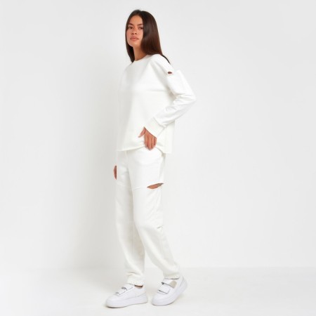 Pants (Joggers) Women's with cuts of Mist p. 48 (height 175), milk-3
