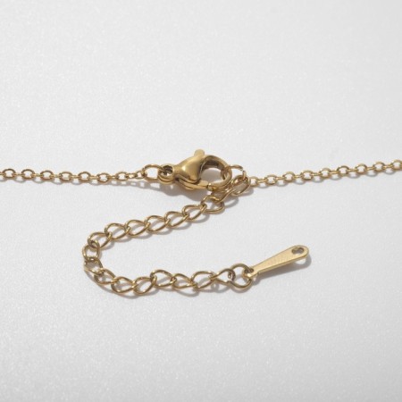 Piece "Liszt" with a drop, the color is green-white in gold, 40 cm-2