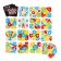 Board game for speed "finger up", cards, plastic rings, 1-6 players, 3+