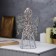LED figure "Angel" 29x17x16 cm, 20 LED, AAX2 batteries (not in the kit), warm white glow