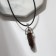 Pension Pendulum "Tiger Eye" on the lace, 45 cm + extension cm 5 cm
