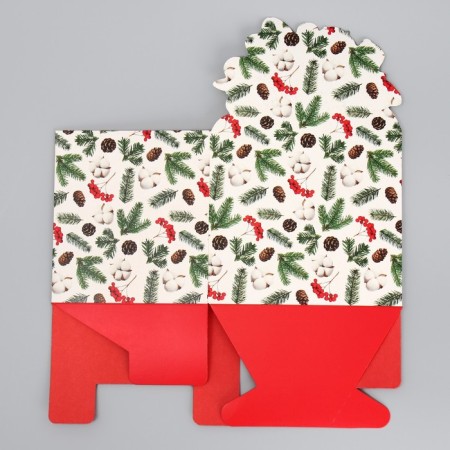 Box for mini-boots "Snow Shar", 12 x 17 x 10 cm, New Year-8