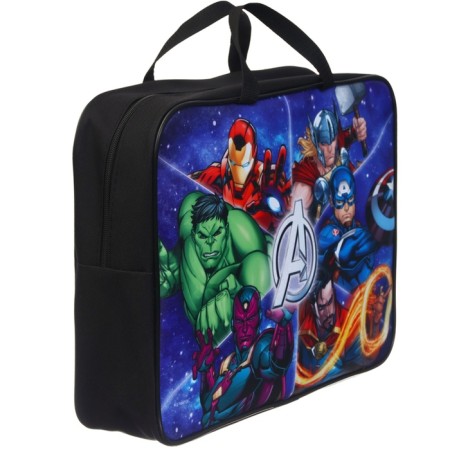 Folder with handles Textile A4, 350x270x100 mm, Avengers-2