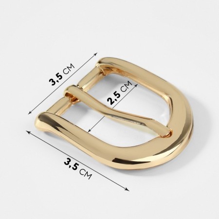 A belt buckle, 3.5 × 3.5 cm, 25 mm, gold color-2