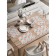 Set of napkins for setting the table "Christmas tree decorations", rectangular, rounded edges, size 30x46 cm, 4 pcs