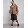 Jeaning jacket men's, size 56, brown color