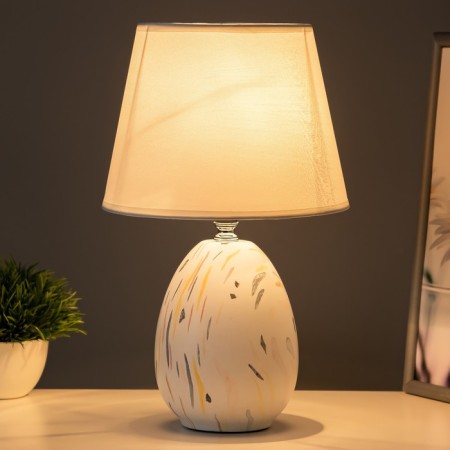 Elissa table lamp E14 40W white 20x20x32 cm Risalux-1