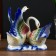 Souvenir Ceramics "Swans in a backwater with colors" Color 21x20.7x10.3 cm