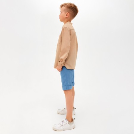 Shorts for the boy Minaku: Casual Collection Blue Blue, Height 104-1