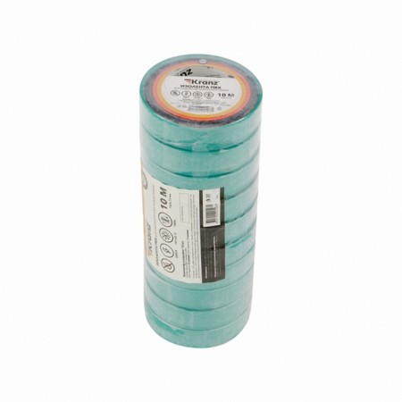 PVC island 0.13x15 mm, 10 m, green kranz-4
