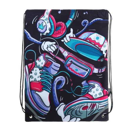 A bag for shoes 480 x 360 mm, phoenix, sublimation, a reflective strip, "be in the blow"-1