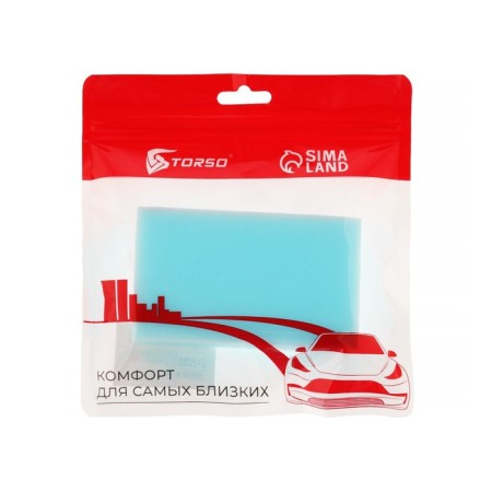 Torso car care sponge, 10 × 6 × 2 cm, blue-4