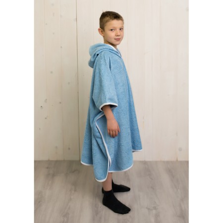 Hat-pongo for a boy, size 100 × 80 cm, blue, Makra-1