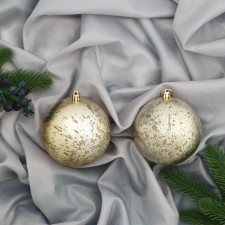 Set of balls plastic D-10 cm, 2 pcs 