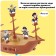 Board game "Riot on the ship", 2-4 players, 4+