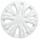 Wheel caps 14 "Lyon", Bely, Carbon, 2 pcs Airline AWCC-14-03