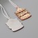 Decor for creativity wood, plastic "Carousel with horses" Mirror set 2 pcs 3.2x5.1 cm 10473