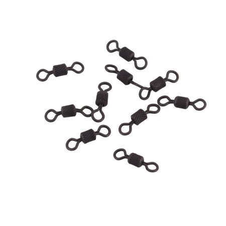 The Namazu Pro Rolling Ribbed Swivel, Brass, Carbon, Test-29 kg, packaging 10 pcs.-2