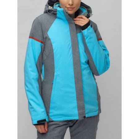 Ski suit female, size 42, blue color-27
