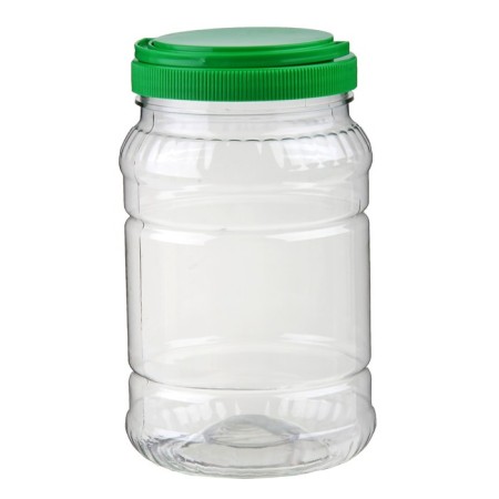 Bank for storing products, plastic, 2 l, color mix-5