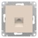 Computer outlet SE AtlasDesign, RJ45, built -in, IP20, beige, Atn000283