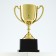 013V Cup, award figure, gold, plastic stand, 18.5 x 11.5 x 8 cm.