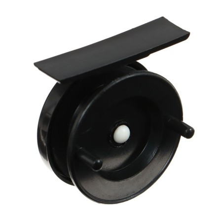 Inertial plastic coil, diameter 4.5 cm, black color, 501-2