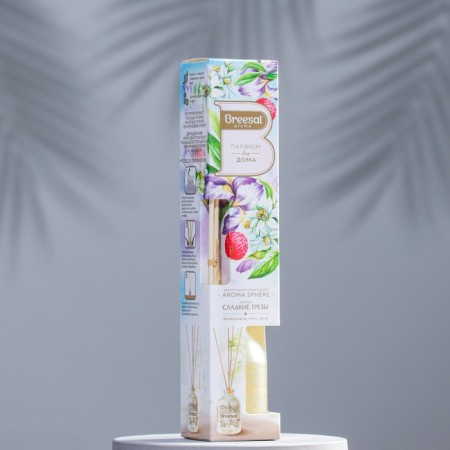 Diffusor for home, aromatic perfume, flavor with sticks, Breesal. Arom sphere, 40 ml, sweet dreams-2